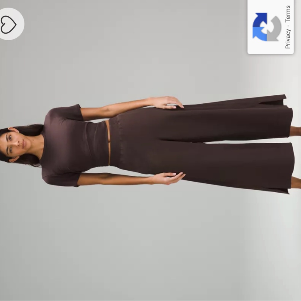 Lululemon Brown Wide-Leg Pants